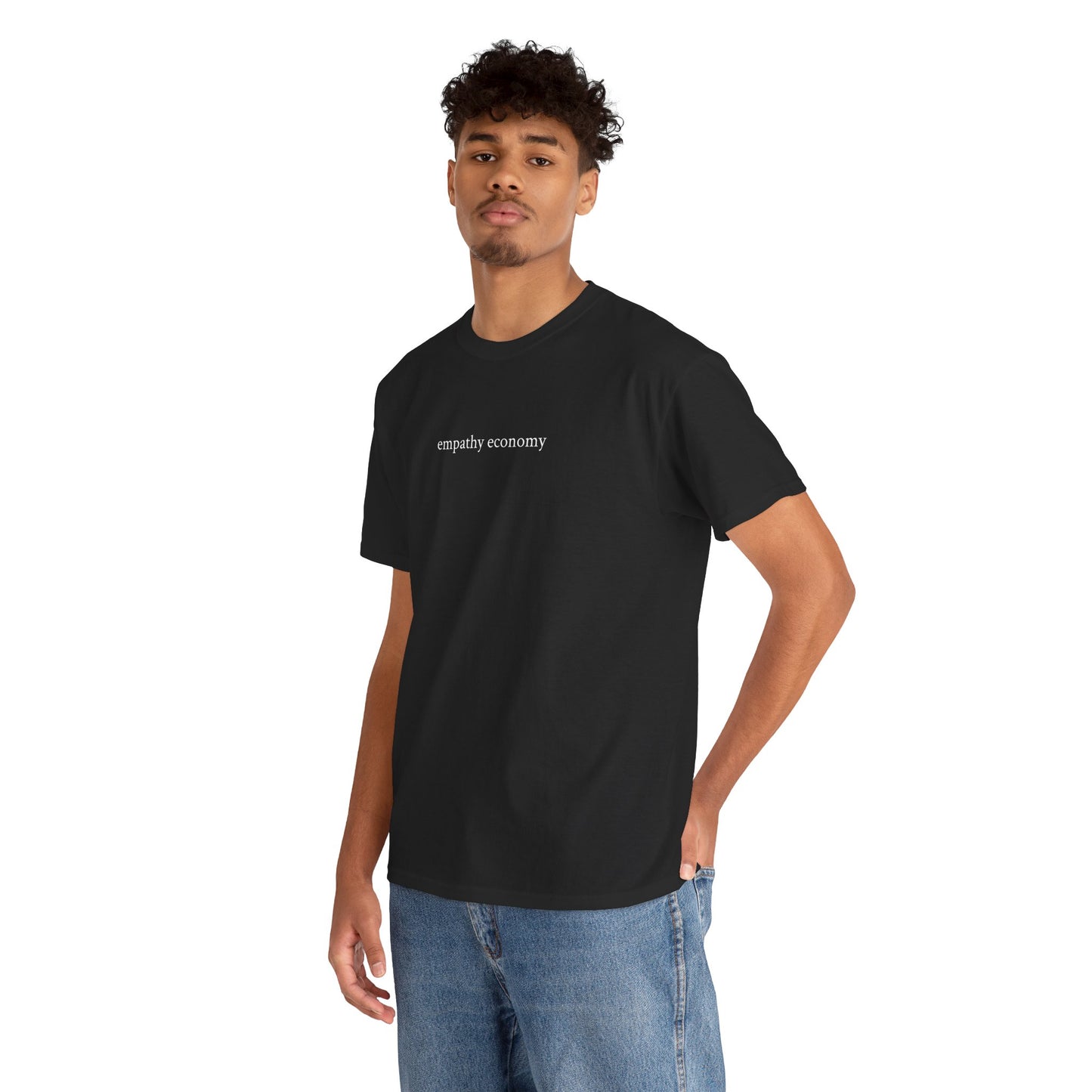 „empathy economy“ – Heavy T-Shirt (Black Edition)